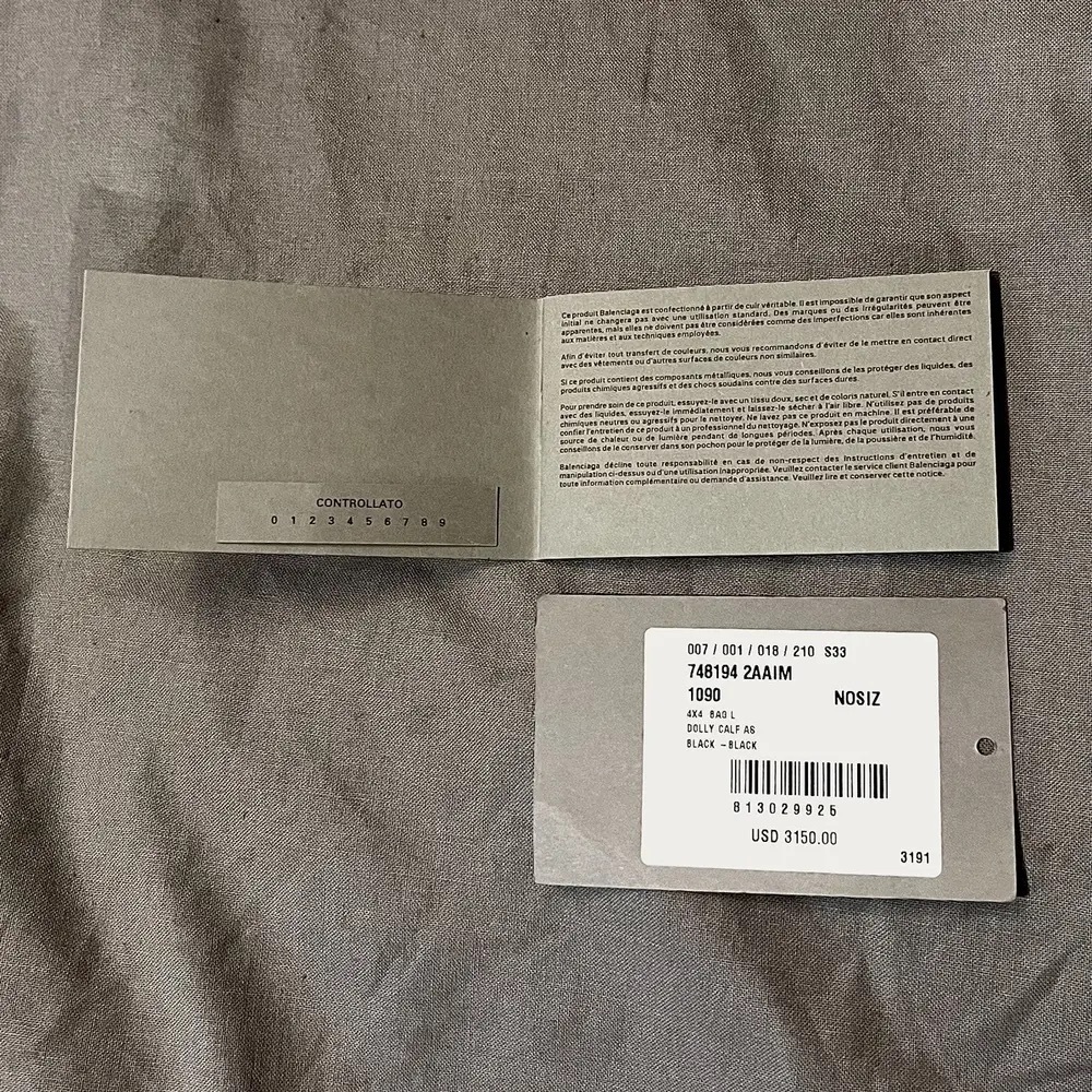 Balenciaga $3150 Giant 4X4 Leather Box Bag, 748194 - Picture 13 of 16